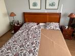 Kersenhout bed tweepersoonsbed met nachtkastjes, Ophalen, Zo goed als nieuw, Tweepersoons