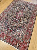 Vintage handgeknoopt perzisch tapijt kirman 253x160, 200 cm of meer, 150 tot 200 cm, Gebruikt, Rechthoekig