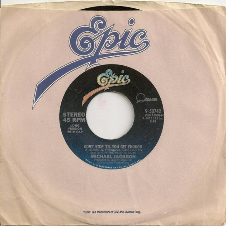 Michael Jackson – Don’t Stop ‘Til You Get Enough, Cd's en Dvd's, Vinyl Singles, Gebruikt, Single, Pop, 7 inch, Ophalen of Verzenden