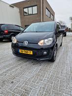 Vw Up  navigatie airco electrische ramen APK 11-4-26, Auto's, Zwart, Bedrijf, Handgeschakeld, Te koop