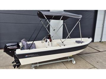 Amigo 400 met Mercury 15pk en Radio en Fish finder en meer! beschikbaar voor biedingen