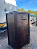 (2x) Massief eikenhouten kasten, Ophalen, Eikenhout, 50 tot 100 cm, Zo goed als nieuw