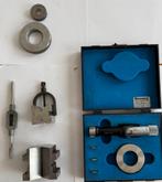 Binnenschroefmaat, prisma blokken, Doe-het-zelf en Verbouw, Gereedschap | Handgereedschap, Ophalen of Verzenden, Gebruikt