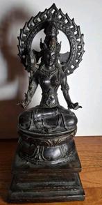 Bronzen vishnu beeld groot., Antiek en Kunst, Ophalen of Verzenden