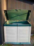 Tuinkast Garage XL met klep en deuren, Tuin en Terras, Ophalen of Verzenden, Zo goed als nieuw, Kunststof, Overige typen