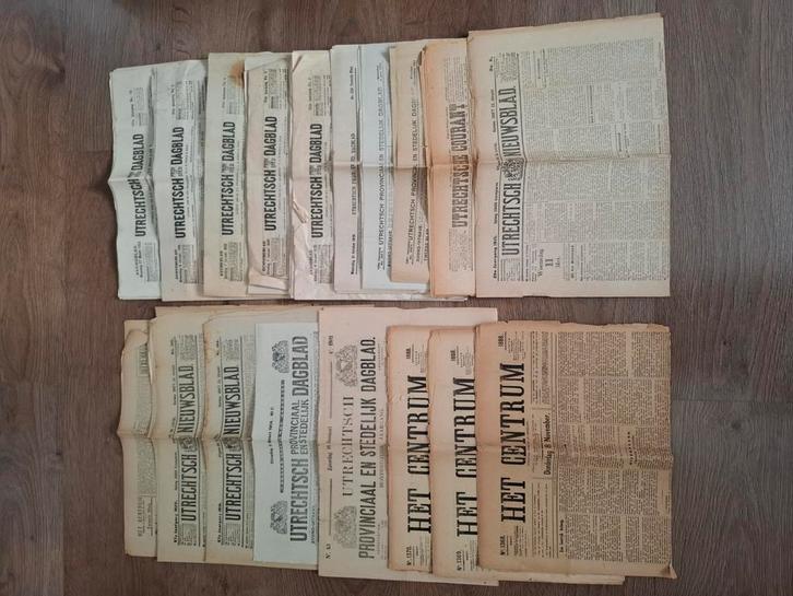 Utrecht 1888-1933, Boeken, Tijdschriften en Kranten, Gelezen, Krant, Ophalen of Verzenden