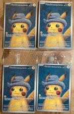 4 Sealed Pikachu Pokémon Van Gogh kaarten, Foil, Ophalen of Verzenden, Zo goed als nieuw, Meerdere kaarten