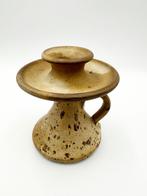 West Germany Kandelaar Velus Keramik, Huis en Inrichting, Woonaccessoires | Kandelaars en Kaarsen, Overige materialen, Bruin, Ophalen of Verzenden