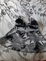 Mooie nieuwe nooit gedragen zwart/witte Tankini maat 48, Verzenden