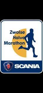 Gezocht: Startnummer halve Marathon Zwolle, Tickets en Kaartjes, Sport | Overige, Oktober, Eén persoon