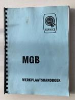 Werkplaatshandboek MGB Nederlands, Ophalen