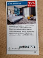 Korting Stay & Wellness arrangement Hotel Waterstate, Tickets en Kaartjes, Twee personen, Kortingsbon, Arrangement, Spa of Sauna