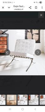 Leren disign stoel, Ophalen of Verzenden, Zo goed als nieuw, Eén