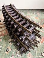 LGB 1100 Set 9 x  messing R1 Bochten rechts, Hobby en Vrije tijd, Gelijkstroom, Rails, Ophalen of Verzenden, Zo goed als nieuw