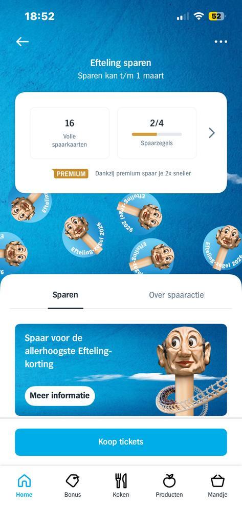 Efteling Korting-Actie AH, Verzamelen, Supermarktacties, Albert Heijn, Ophalen