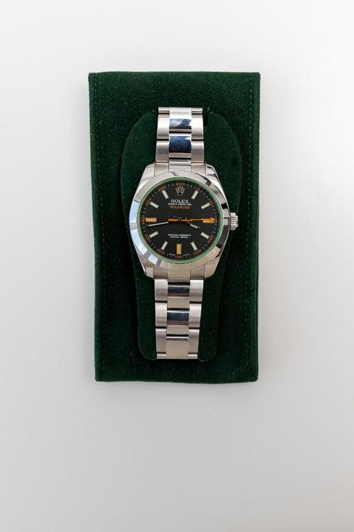 Rolex Milgauss 116400GV, Sieraden, Tassen en Uiterlijk, Horloges | Heren, Zo goed als nieuw, Polshorloge, Rolex, Staal, Staal