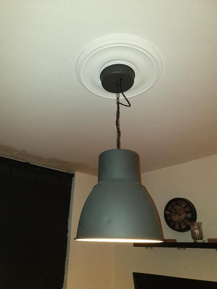 Vloerlamp + hanglampen, Huis en Inrichting, Lampen | Hanglampen, Gebruikt, Minder dan 50 cm, Metaal, Ophalen