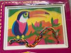 Borduur 'Wol-Schilderij' "Vogel" Inclusief Lijst & Wol Nieuw, Hobby en Vrije tijd, Borduren en Borduurmachines, Ophalen of Verzenden