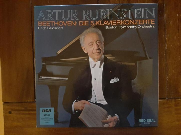 Box Artur Rubinstein / Die 5 klavierkonzerte (1970), Cd's en Dvd's, Vinyl | Klassiek, Gebruikt, Romantiek, Kamermuziek, 12 inch