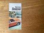 Sunbeam Californian Brochure - met prijzen, Ophalen of Verzenden, Gelezen, Overige merken