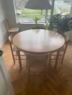 Eetkamerstoelen + tafel, Øresund, Borge Møgensen, Hout, Ophalen of Verzenden, Zo goed als nieuw, Vier