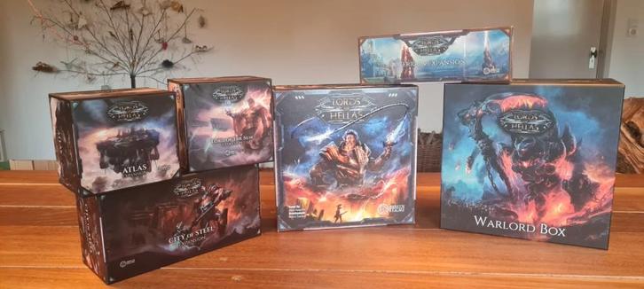 Lord of Hellas Kickstarter All-in met Sundrop, Hobby en Vrije tijd, Gezelschapsspellen | Bordspellen, Nieuw, Drie of vier spelers