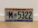 Kentekenplaat Sint Maarten 2011, Verzamelen, Ophalen of Verzenden, Gebruikt