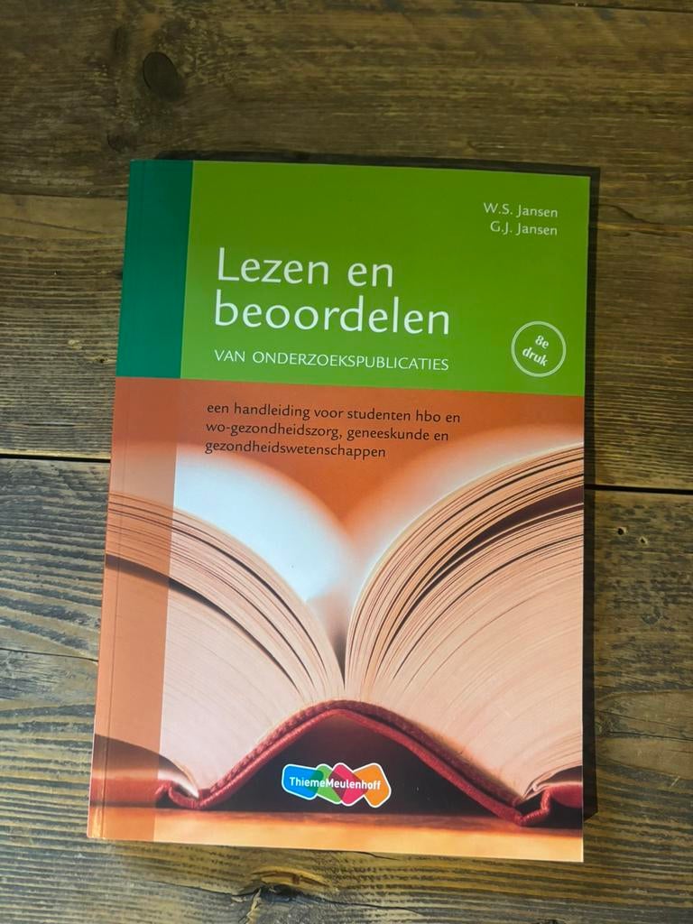 Boek Lezen en beoordelen voor onderzoekspublicaties, Ophalen of Verzenden, Beta, Zo goed als nieuw, HBO