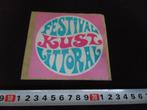 sticker België Festival Kust Littoral, Verzamelen, Stickers, Ophalen, Zo goed als nieuw, Bedrijf of Vereniging