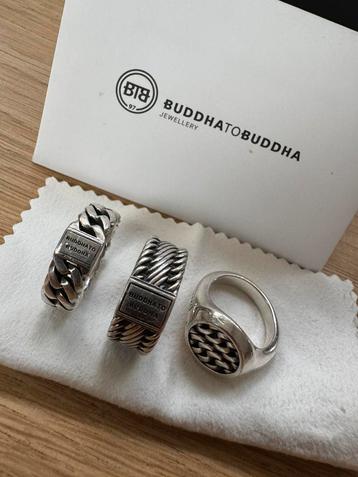 BUDDHATOBUDDHA 3x ring maat 19 heren o.a Edwin beschikbaar voor biedingen