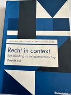 Sanne Taekema - Recht in context, Boeken, Ophalen of Verzenden, Zo goed als nieuw, Sanne Taekema; Jeanne Gaakeer; Marc Loth