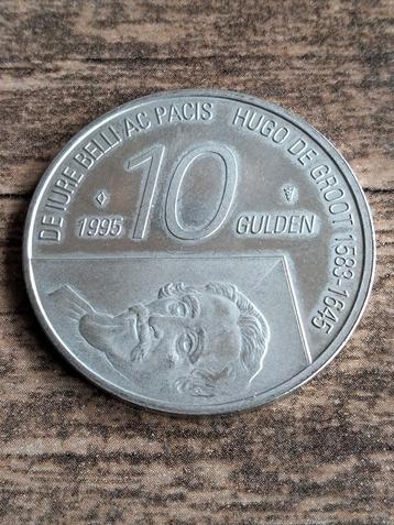10 Gulden munt Hugo de Groot 