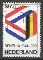 Nederland NVPH nr 930 gestempeld Benelux 1969, Postzegels en Munten, Postzegels | Nederland, Verzenden, Na 1940, Gestempeld