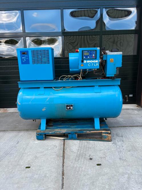 Boge Schroefcompressor, Doe-het-zelf en Verbouw, Compressors, Gebruikt, 10 bar of meer, 100 liter of meer, 400 tot 800 liter/min