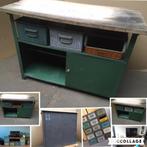 Industriële TV-kast Fabriekskast Dressoir Kast Stapelbakken, Ophalen of Verzenden, Metaal