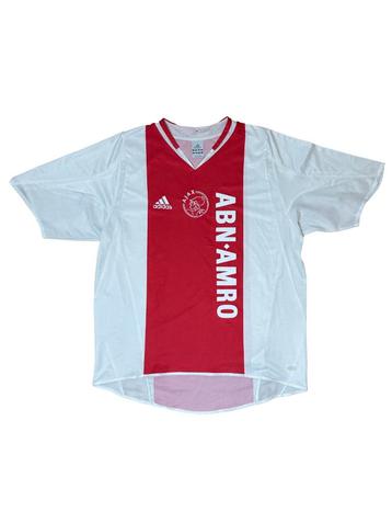 Ajax Home Shirt 2004/2005 – Adidas – L – Rood Wit ABN AMRO beschikbaar voor biedingen