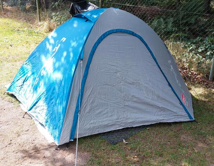 Coleman splash bleu 2 persoons tent, Caravans en Kamperen, Tenten, tot en met 2, Zo goed als nieuw, Ophalen of Verzenden