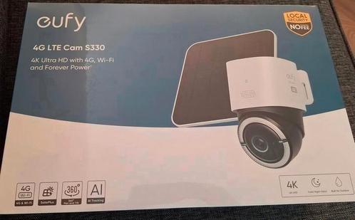 eufy Security S330 4G LTE – Outdoor Cam - 4K UHD Pan & Till, Audio, Tv en Foto, Videobewaking, Nieuw, Buitencamera, Ophalen of Verzenden