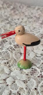 Antieke Houten Ooievaar Decoratie, Ophalen of Verzenden, Gebruikt, Poppenhuis