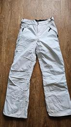 W002-Witte dames skibroek Brunotti (mt.S/M), Broek, Ophalen of Verzenden, Zo goed als nieuw, Brunotti