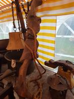 Oude osjukken met en zonder lamp en bok juk, Ophalen of Verzenden