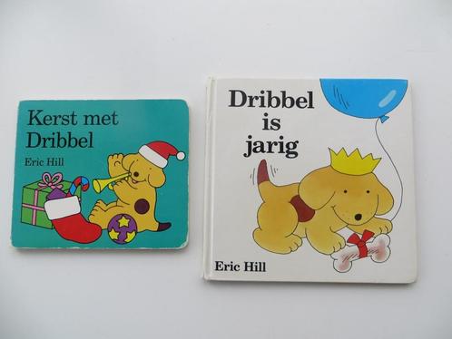 2 Dribbel Boekjes, Dribbel is jarig, Kerst met Dribbel/ Eric, Boeken, Kinderboeken | Baby's en Peuters, Zo goed als nieuw, Ophalen of Verzenden