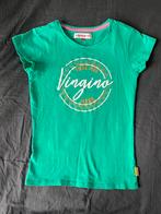 Groen vingino t-shirt mt 140 topje shirt korte mouwen, Meisje, Ophalen of Verzenden, Zo goed als nieuw, Vingino