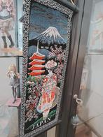 Tapestry Japan Mt Fuji geisha wandposter met zachte delen, Ophalen of Verzenden, Zo goed als nieuw