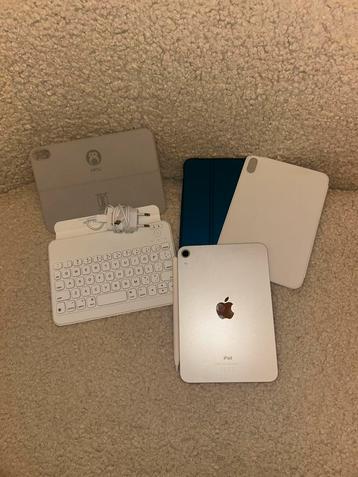 Ipad mini 6 + apple pencil 2 + keybord + apple case beschikbaar voor biedingen