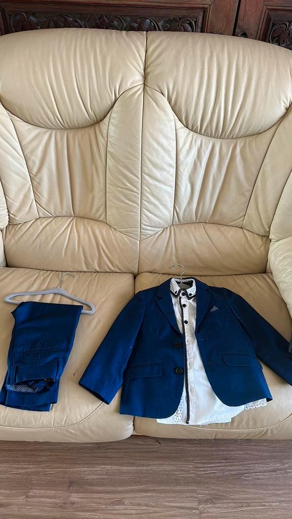 Chique jongens kostuum – maat 104 (3-4jaar), Kinderen en Baby's, Kinderkleding | Maat 110, Zo goed als nieuw, Jongen, Ophalen of Verzenden