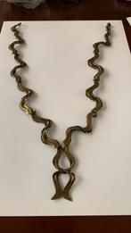 Bronzen  collier, Sieraden, Tassen en Uiterlijk, Kettingen, Bruin, Nieuw, Ophalen of Verzenden, Overige materialen