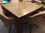 Eettafel Te koop, Huis en Inrichting, Tafels | Eettafels, Ophalen, Gebruikt, 100 tot 150 cm, 200 cm of meer