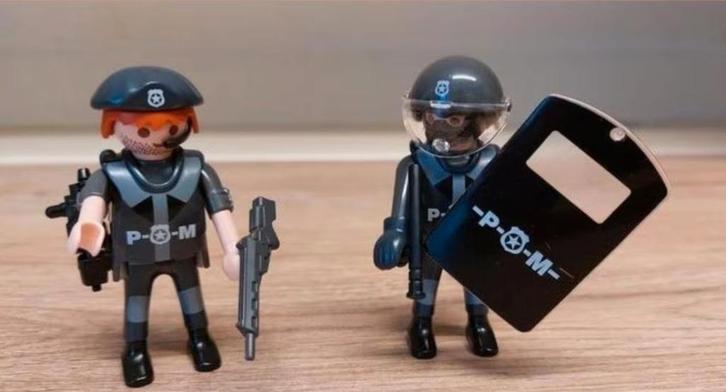 Playmobil 5515 Swat politie interventie team., Kinderen en Baby's, Speelgoed | Playmobil, Zo goed als nieuw, Complete set, Ophalen of Verzenden