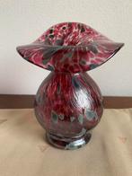 Joska design Silberberg Kristal mondgeblazen vaasje rood, Ophalen of Verzenden, Minder dan 50 cm, Rood, Glas